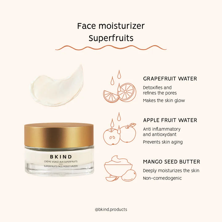 Superfruit face moisturizer with bakuchiol 45ml